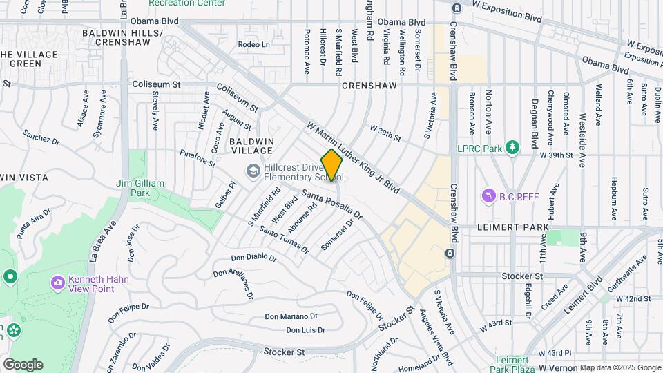 4004 Palmwood Dr Map and Location Details