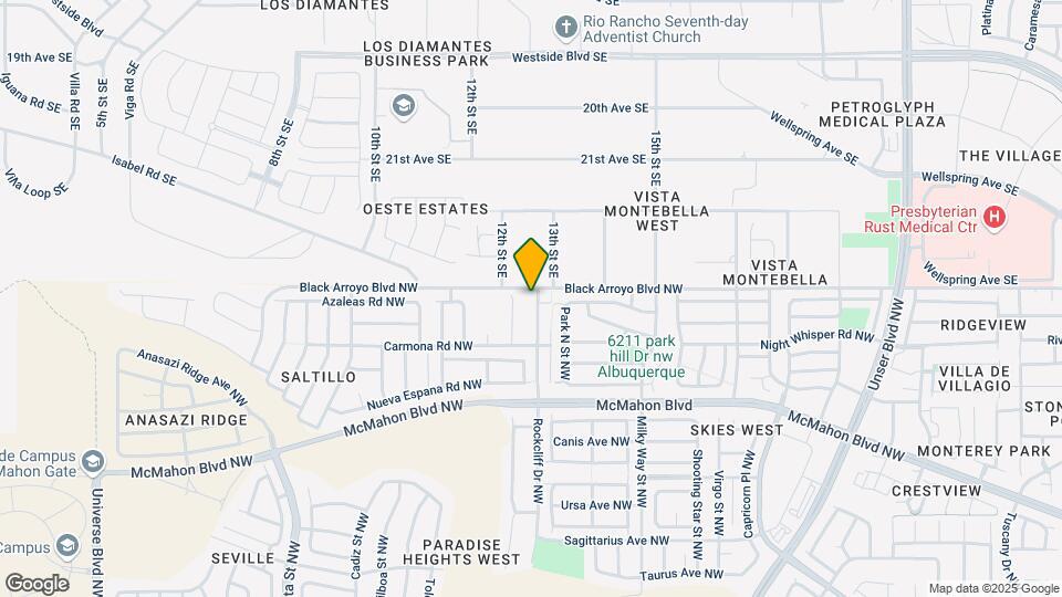 11027 Maravillas Dr NW Mapa y Detalles de la Ubicación