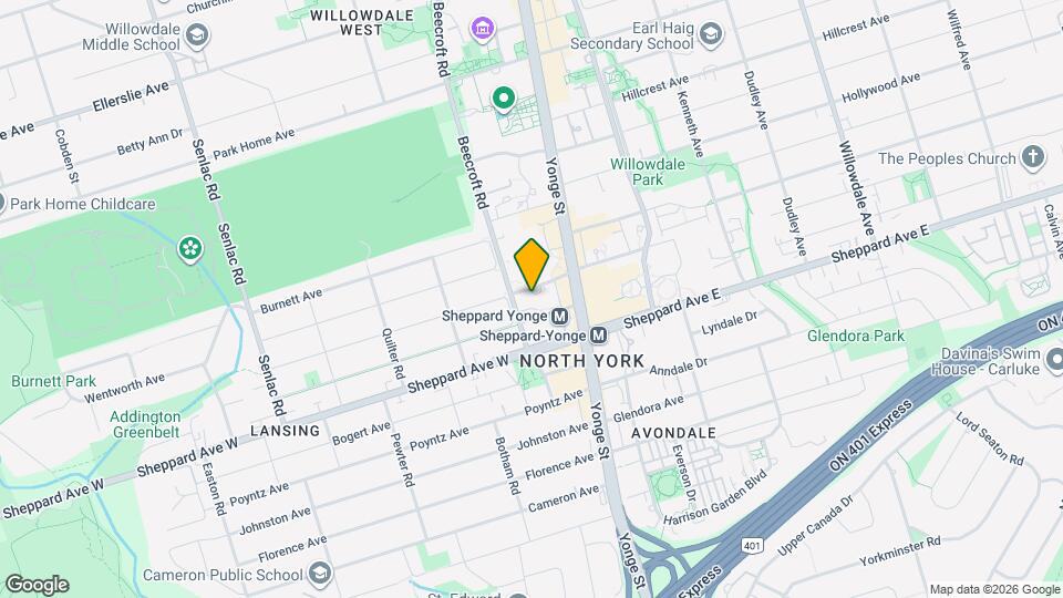 33 Elmhurst Ave Map and Location Details