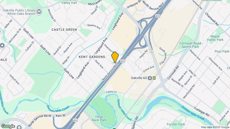 145 North Service Rd E Map and Location Details