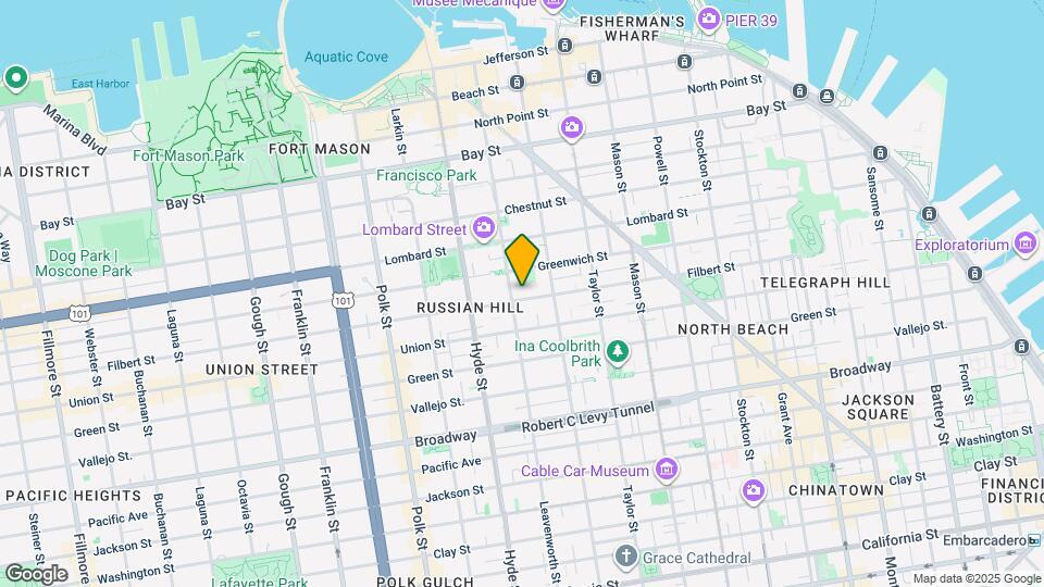 1074 Filbert St Map and Location Details