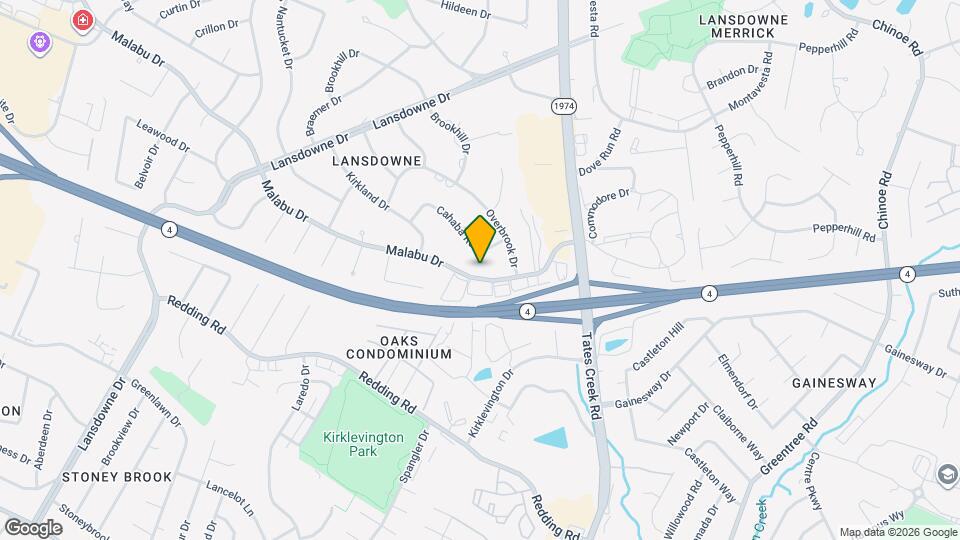 833 Malabu Dr Map and Location Details