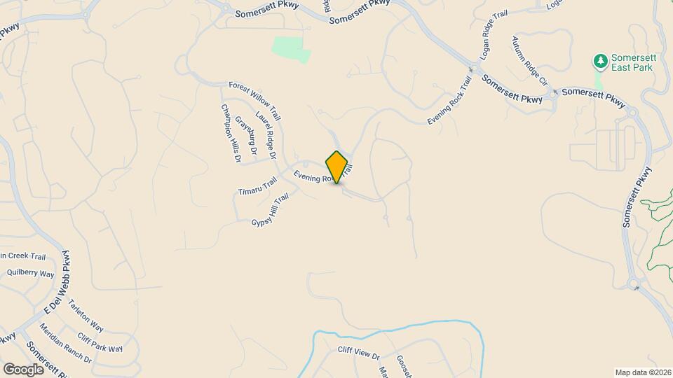 8370 Split Rock Trail Map and Location Details