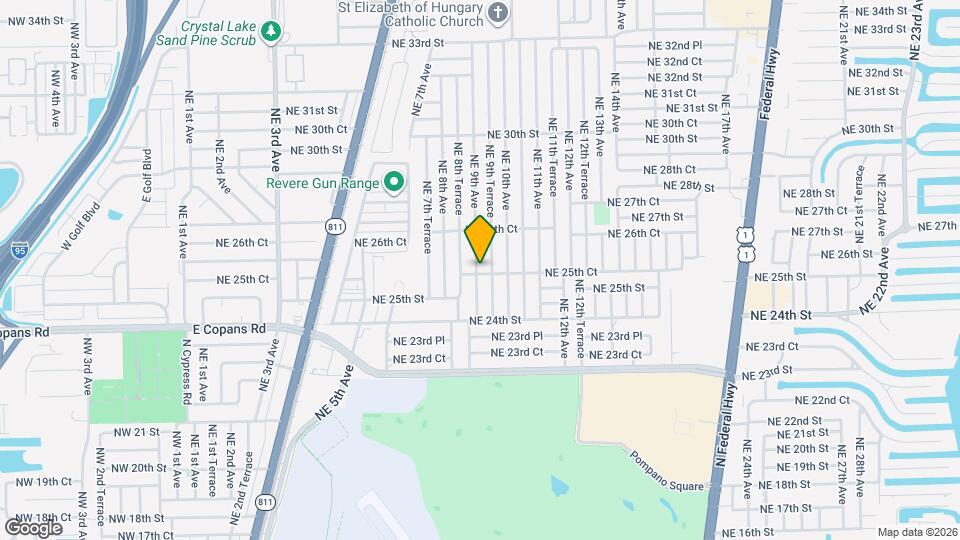 2530 NE 9th Ave Mapa y Detalles de la Ubicación