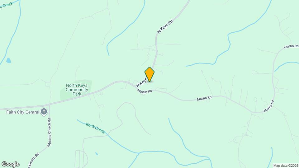 12105 N Keys Rd Map and Location Details