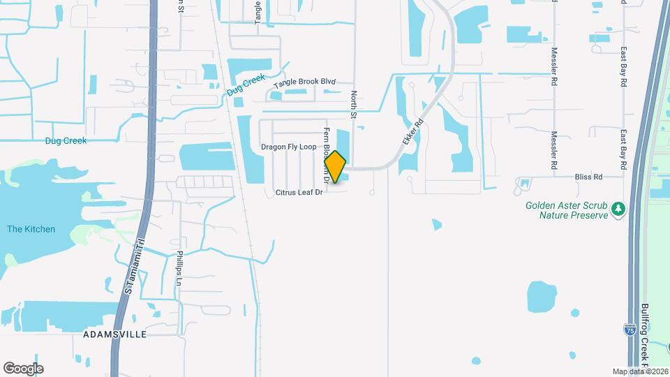 12204 Citrus Leaf Dr Mapa y Detalles de la Ubicación