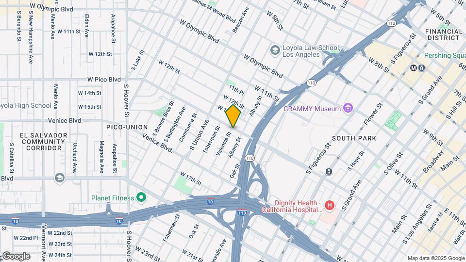 1416-1426 W Pico Blvd Map and Location Details
