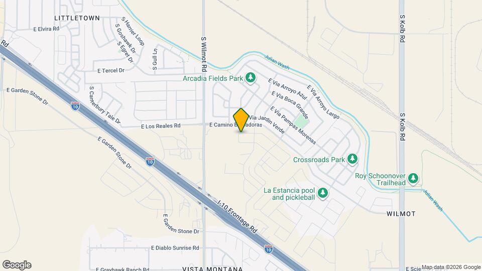 6462 E Paseo Alga Map and Location Details