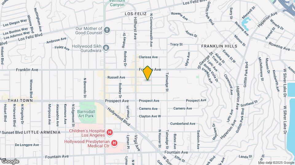 4411 Melbourne Ave Map and Location Details