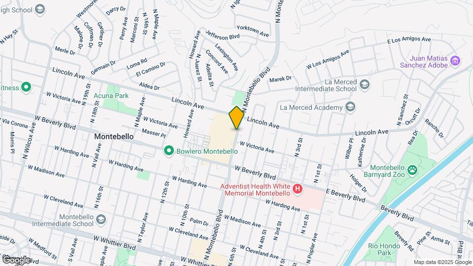 633 N Montebello Blvd Map and Location Details