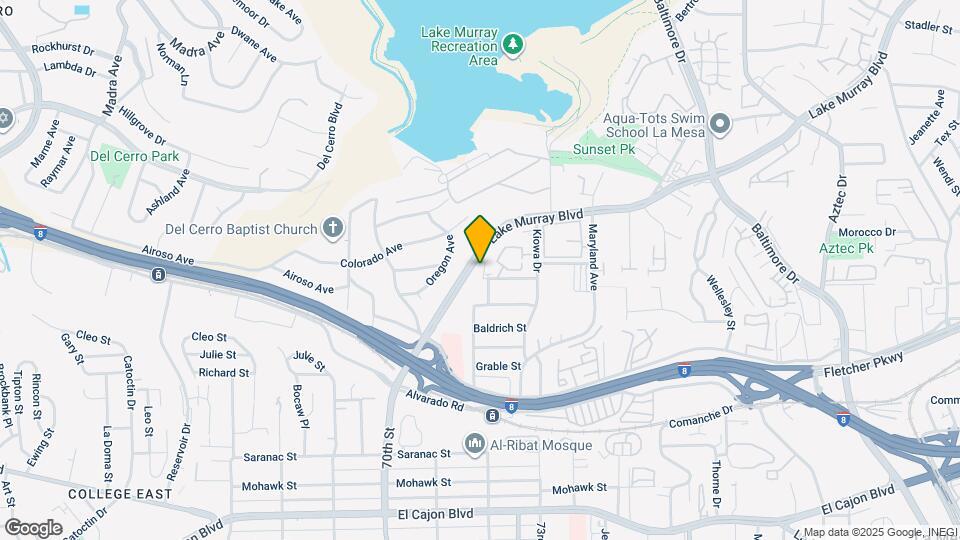 5377 Lake Murray Blvd Mapa y Detalles de la Ubicación