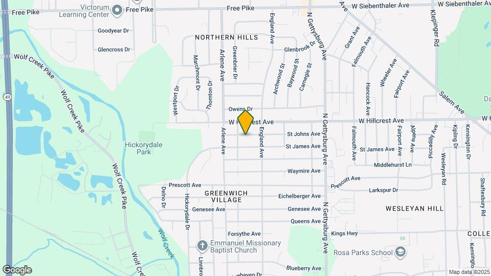 4632 St Johns Ave Map and Location Details
