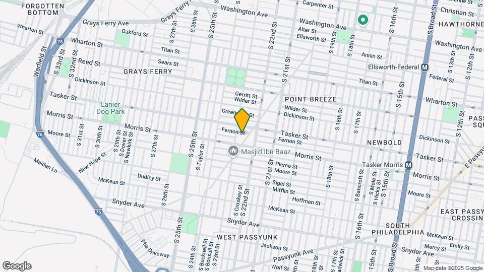 Point Breeze Map and Location Details