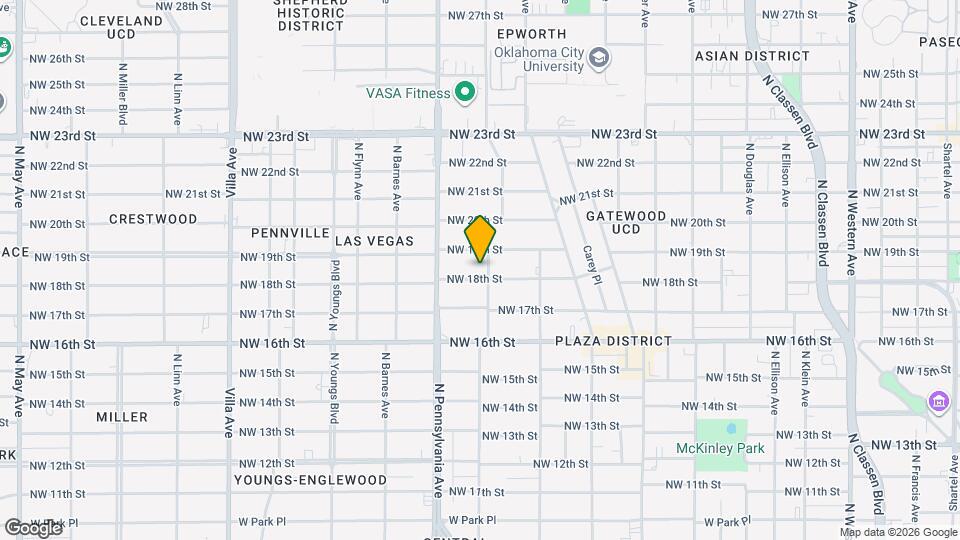 2005 NW 18th St Map and Location Details