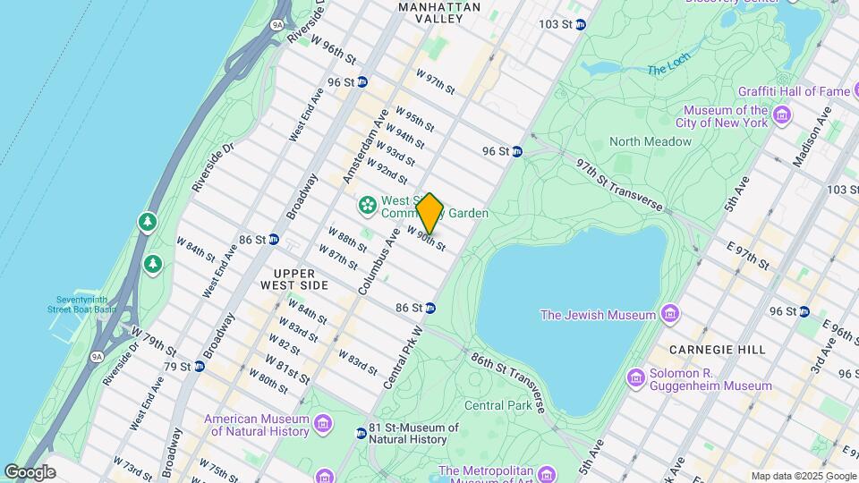 50 W 90th St Mapa y Detalles de la Ubicación