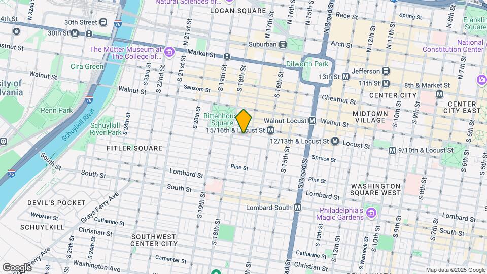 1710 Rittenhouse Square Map and Location Details