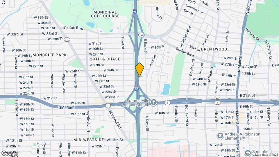 939 W 24th St Map and Location Details