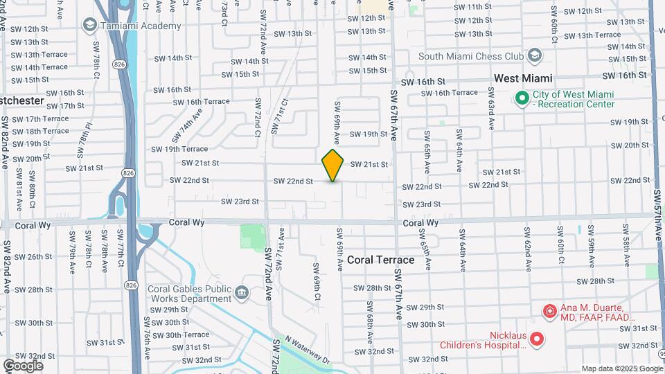 6936 SW 22nd St Map and Location Details