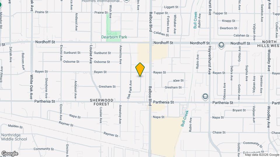 8833 Paso Robles Ave Mapa y Detalles de la Ubicación