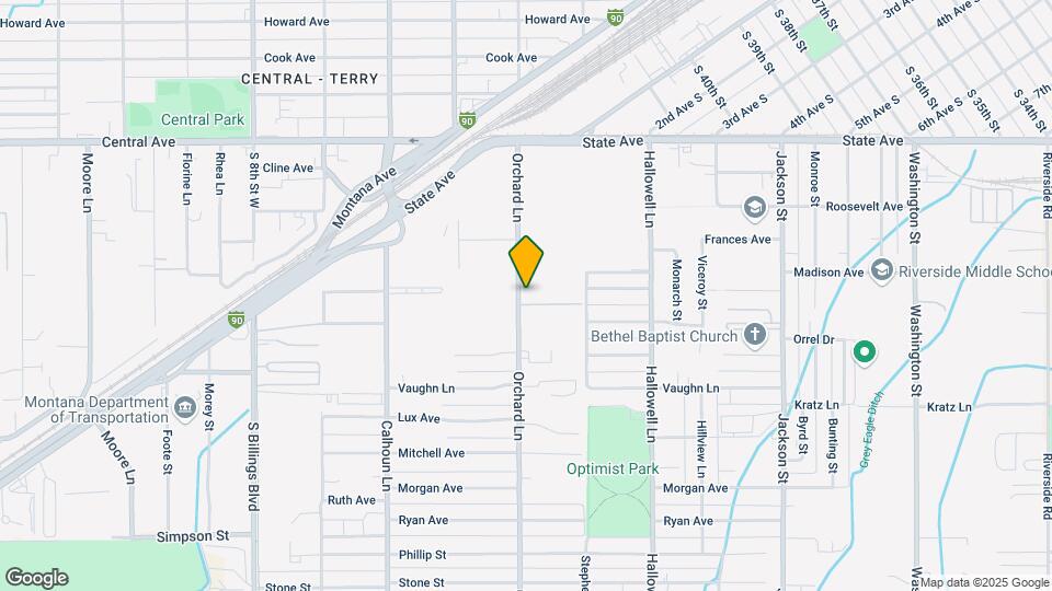 215 Orchard Ln Map and Location Details
