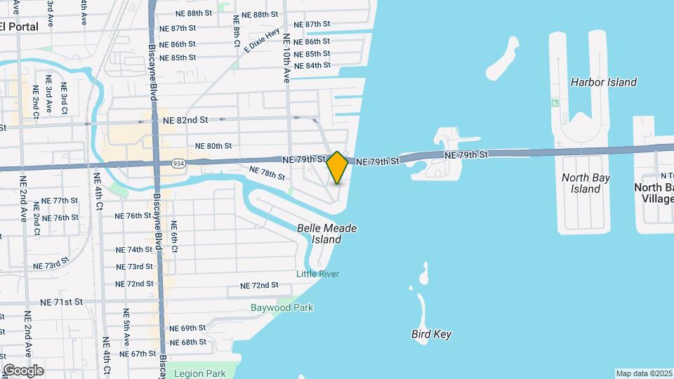 7800 NE Bayshore Ct Mapa y Detalles de la Ubicación