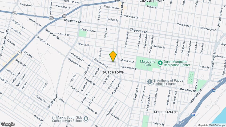 3626 Montana St, Unit Floor 1 Map and Location Details