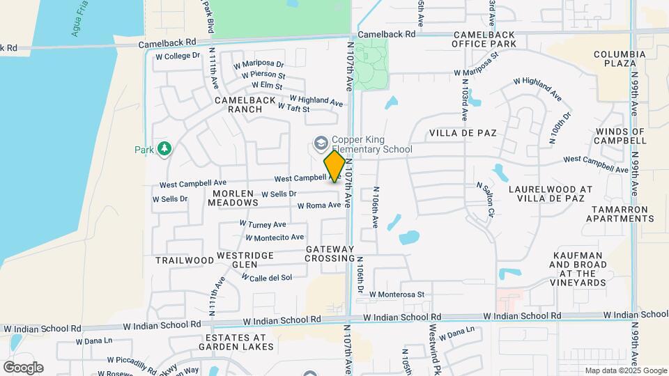 10710 W Sells Dr Map and Location Details