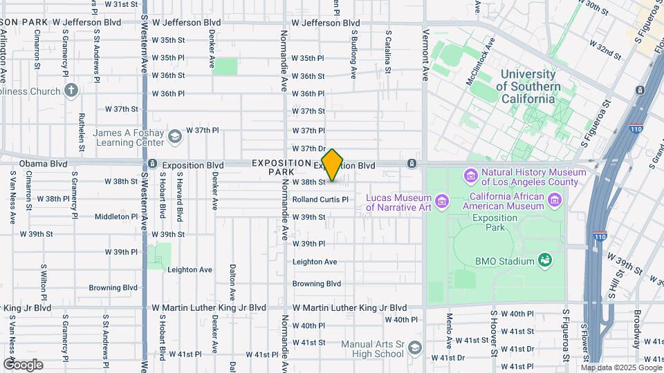 1190 W 38th St Map and Location Details