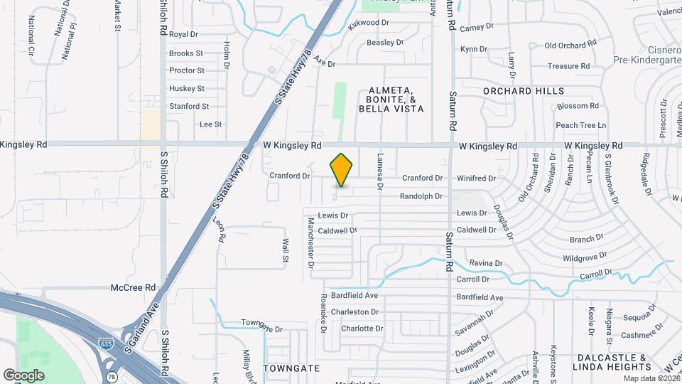 1823 Randolph Dr Mapa y Detalles de la Ubicación