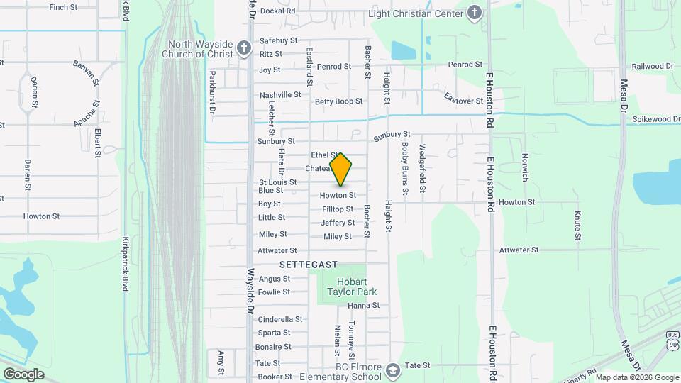 8105 Howton St Map and Location Details