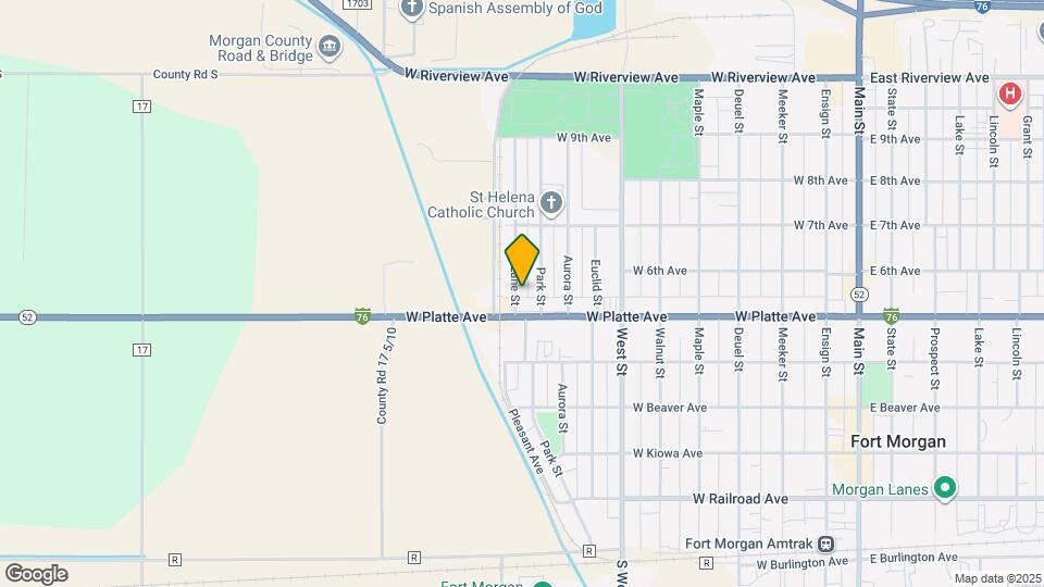 614 Lane St Map and Location Details