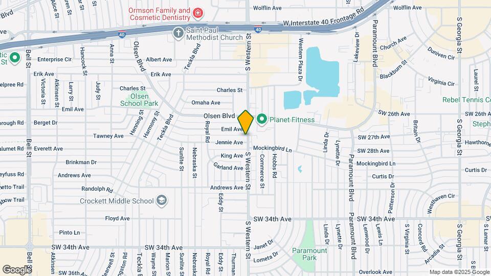 4200 Jennie Ave Map and Location Details