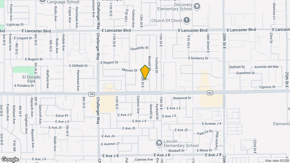 44438 13th St E Map and Location Details