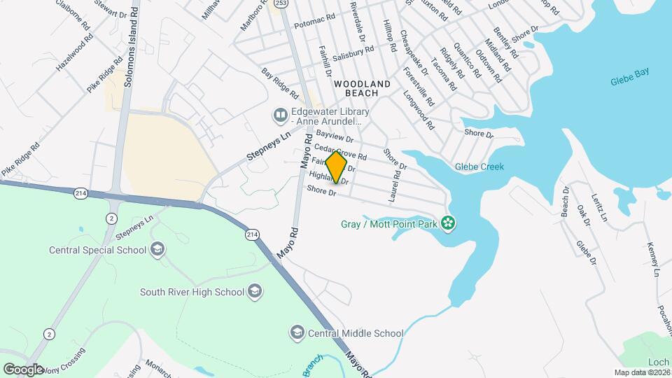 2209 Shore Dr Mapa y Detalles de la Ubicación