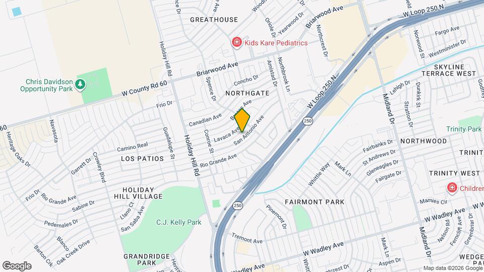 5108 San Antonio Ave Map and Location Details