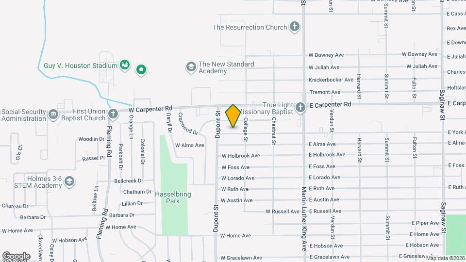 622 W York Ave Mapa y Detalles de la Ubicación