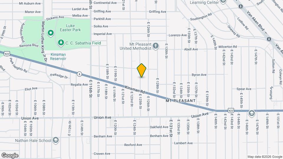 3349 E 125th St Map and Location Details