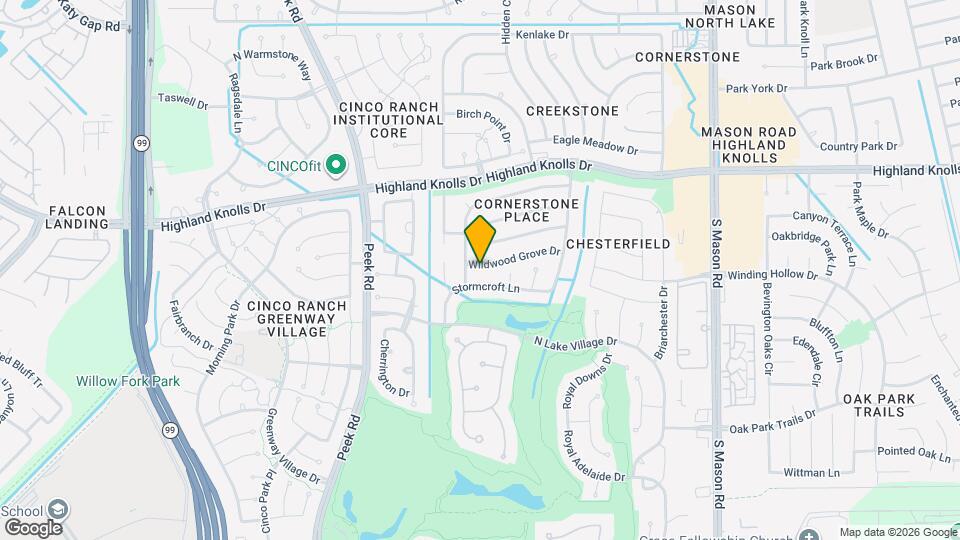 22527 Wildwood Grove Dr Map and Location Details