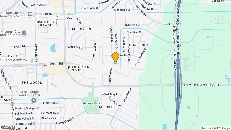 16734 Lost Quail Dr Map and Location Details