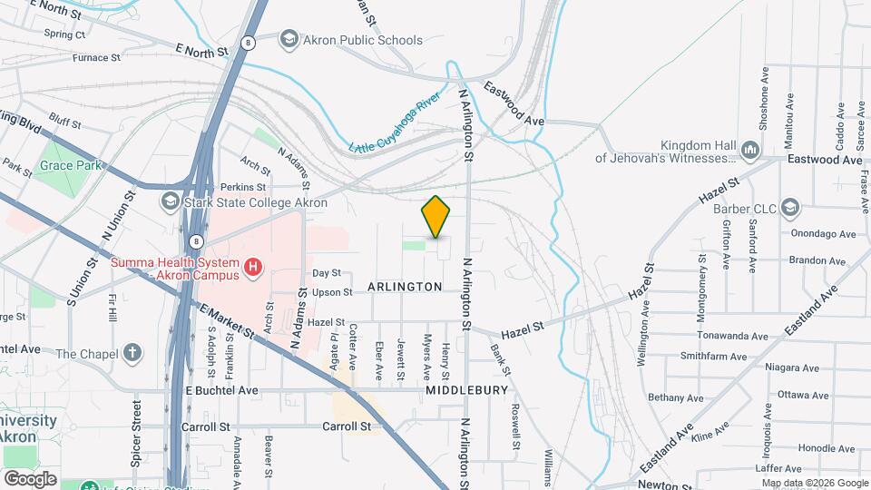 208 Denver St Map and Location Details