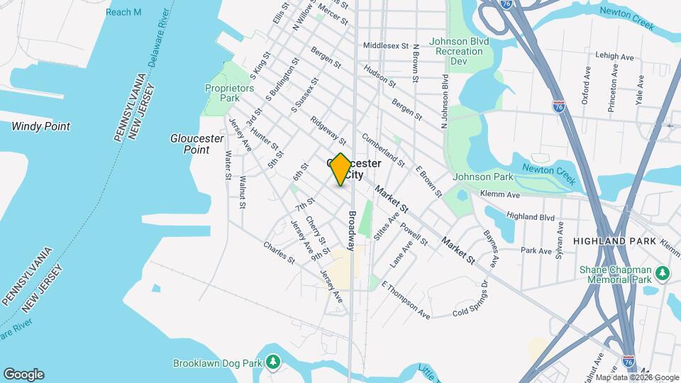 721 Hunter St Map and Location Details