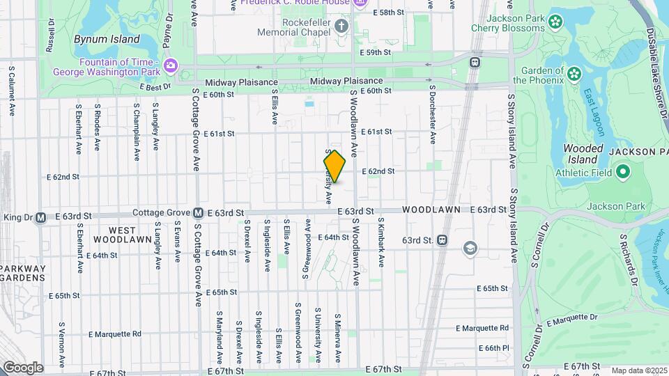 Central Woodlawn Apartments Map and Location Details