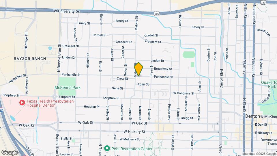 1513 Panhandle St Map and Location Details