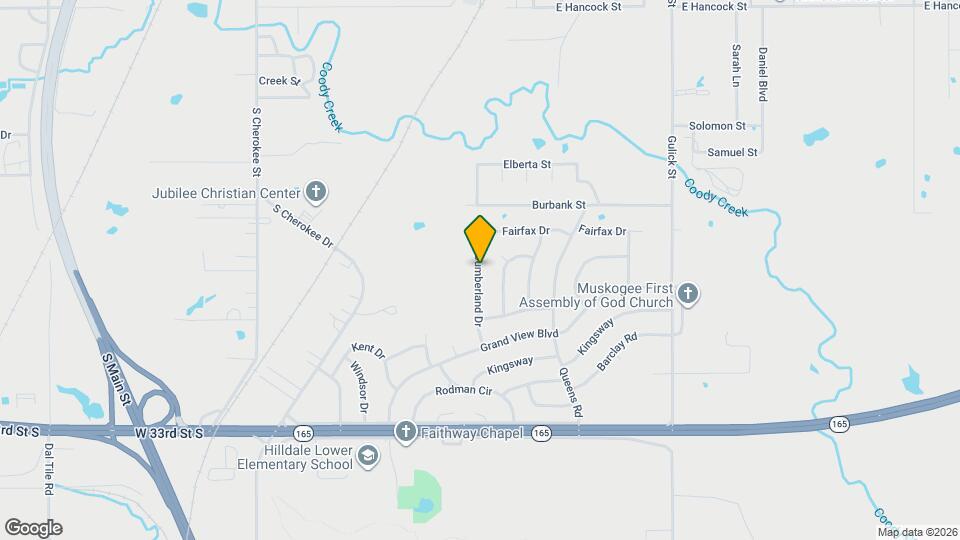 615 Cumberland Dr Map and Location Details