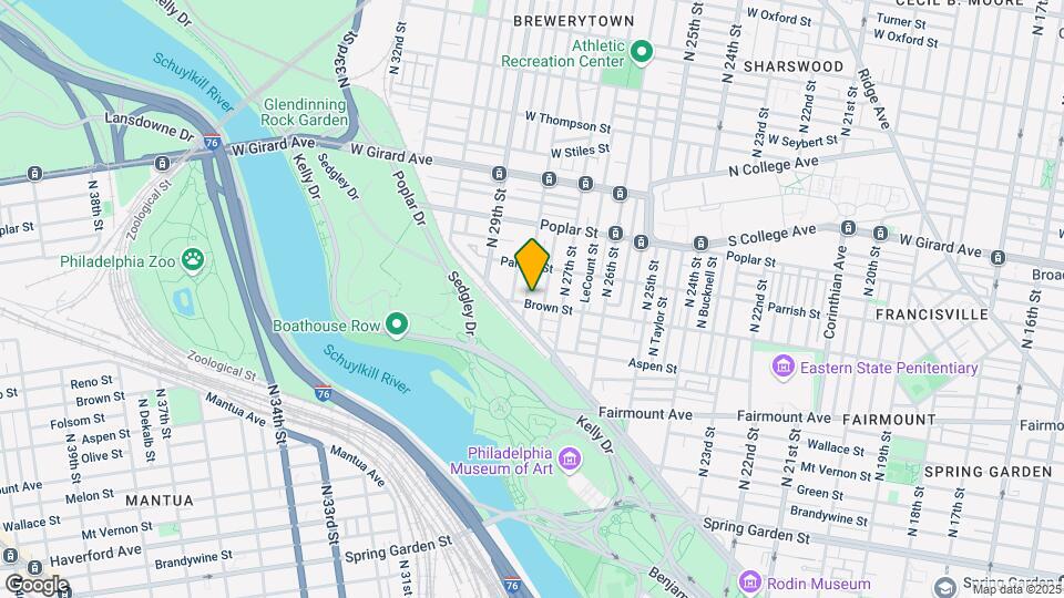 2733 Brown St Map and Location Details
