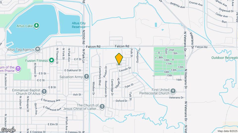 1004 Village Dr Map and Location Details