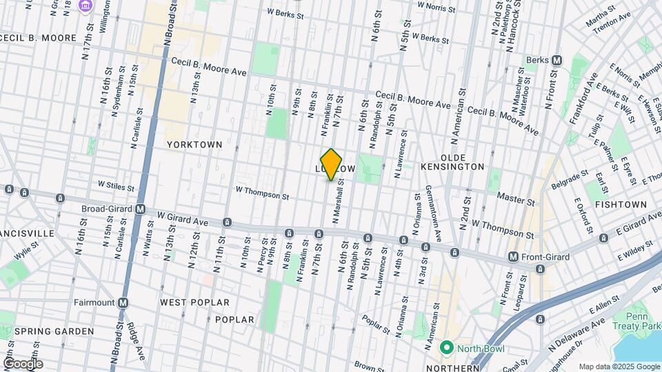 1333 N 7th St Map and Location Details