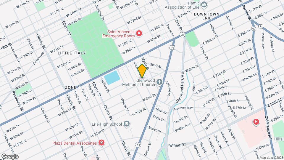 336 W 29th St, Unit 336 W. 29th #1 Mapa y Detalles de la Ubicación