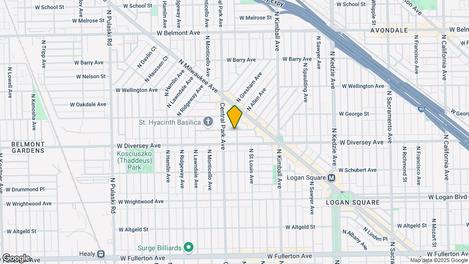 2824 N Drake Ave Map and Location Details
