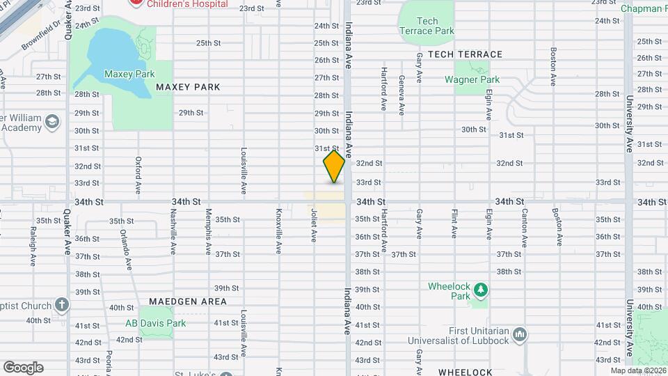 3409 33rd St Map and Location Details